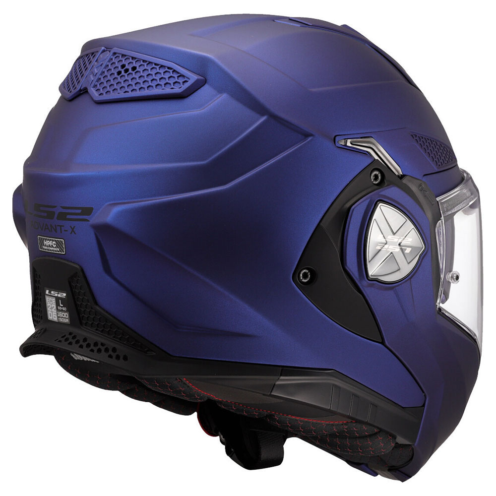 LS2 FF901 ADVANT X SOLID MOTO ĶIVERE TUMŠI ZILA LS2 FF901 ADVANT X SOLID MOTO ĶIVERE TUMŠI ZILA - Image 5