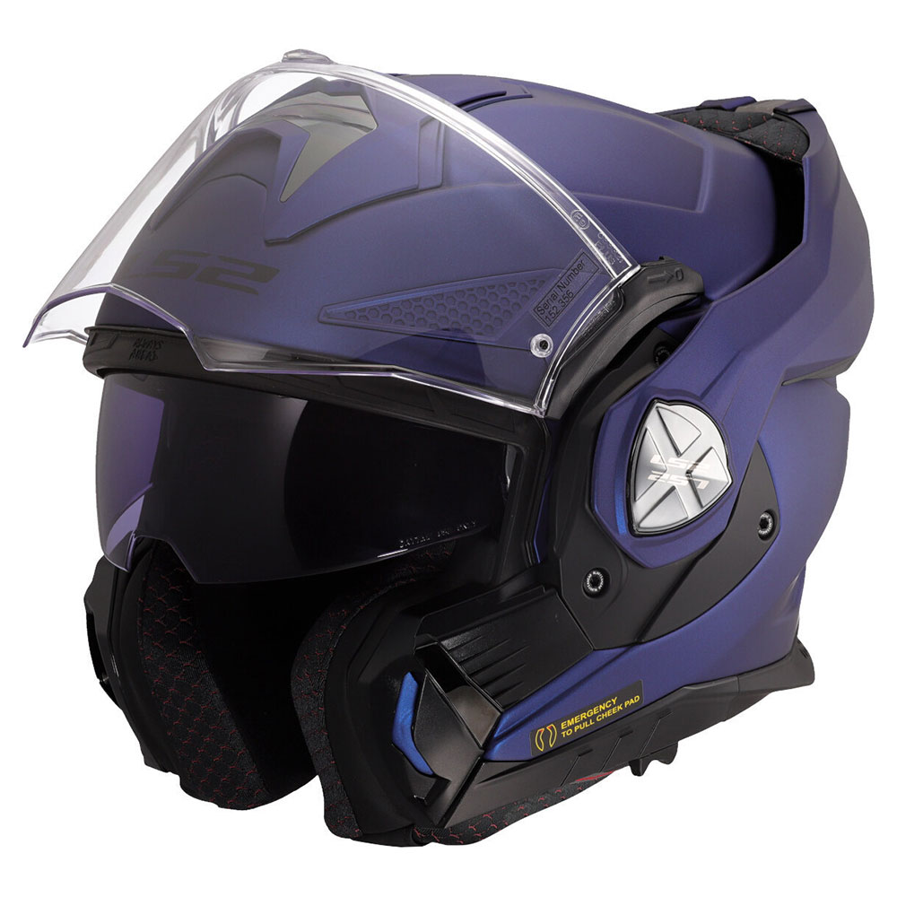 LS2 FF901 ADVANT X SOLID MOTO ĶIVERE TUMŠI ZILA LS2 FF901 ADVANT X SOLID MOTO ĶIVERE TUMŠI ZILA - Image 9
