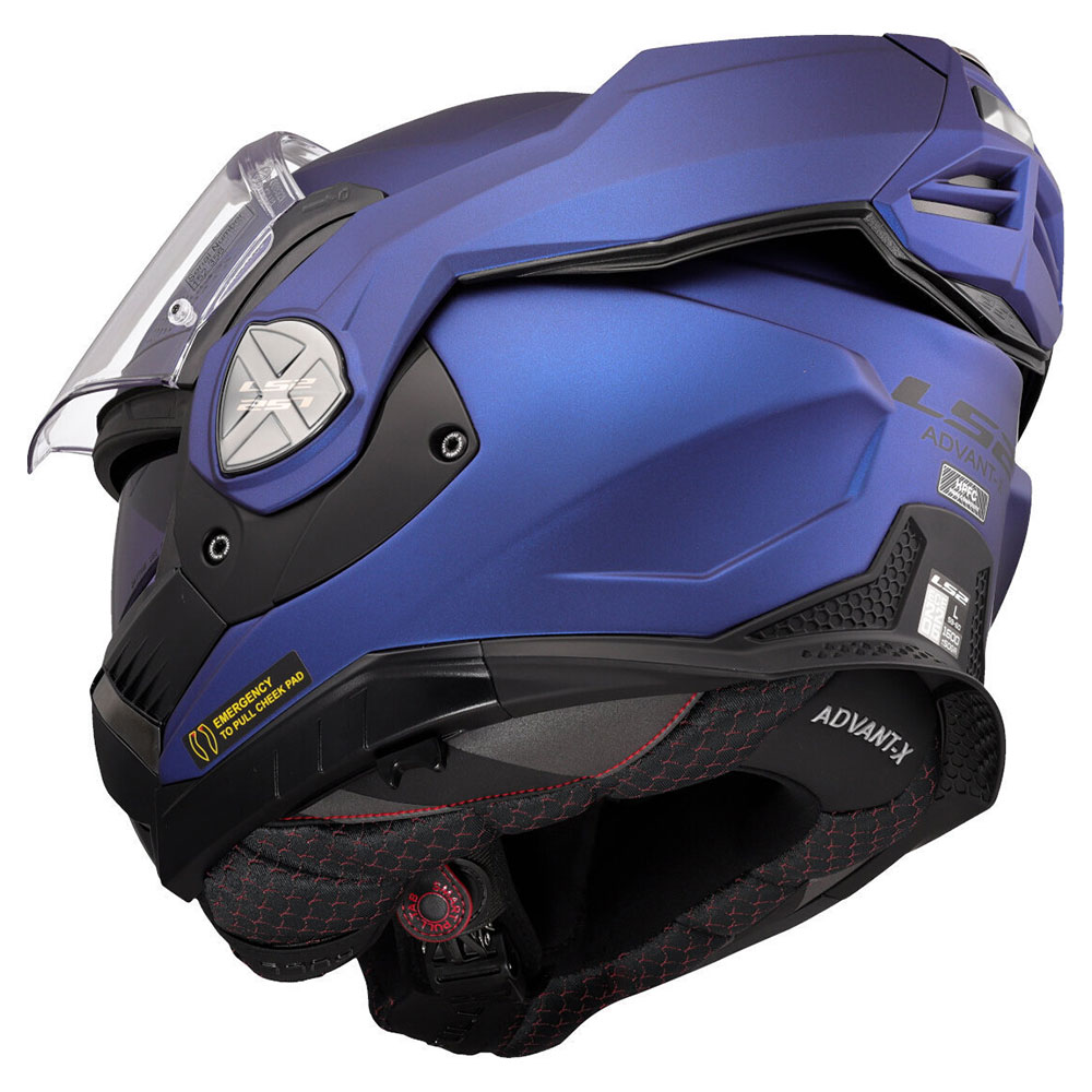LS2 FF901 ADVANT X SOLID MOTO ĶIVERE TUMŠI ZILA LS2 FF901 ADVANT X SOLID MOTO ĶIVERE TUMŠI ZILA - Image 11