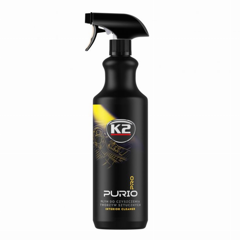 K2 PURIO PRO plastmasas detaļu tīrīšanas līdzeklis 1L. K2 PURIO PRO plastmasas detaļu tīrīšanas līdzeklis 1L.