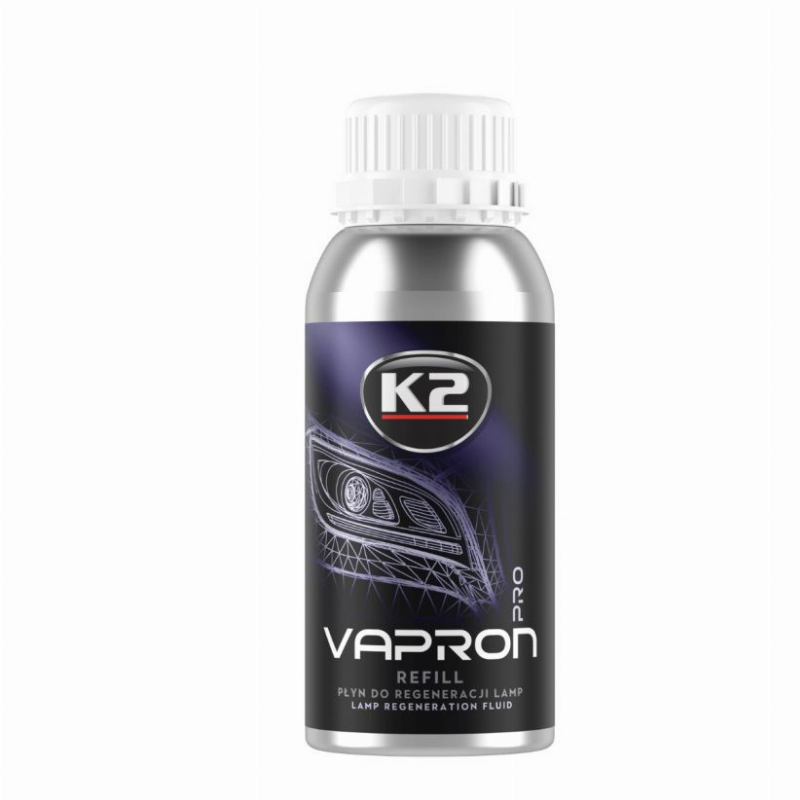VAPRON ŠĶIDRUMS POLIMERS K2 AUTOMAŠĪNU LUKTURU ATJAUNOŠANAI 600ml, 17903 VAPRON ŠĶIDRUMS POLIMERS K2 AUTOMAŠĪNU LUKTURU ATJAUNOŠANAI 600ml, 17903