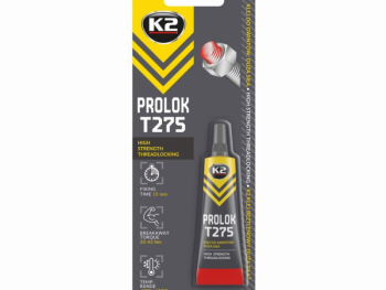 Skrūvju fiksācijas līme K2 PROLOK augstas stiprības SARKANA 6ML K2B151