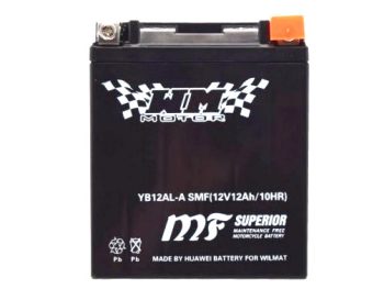 Akumulators moto 12AH 120A 12V GEL WM AB0023B (YB12AL-A2) 135x81x161R