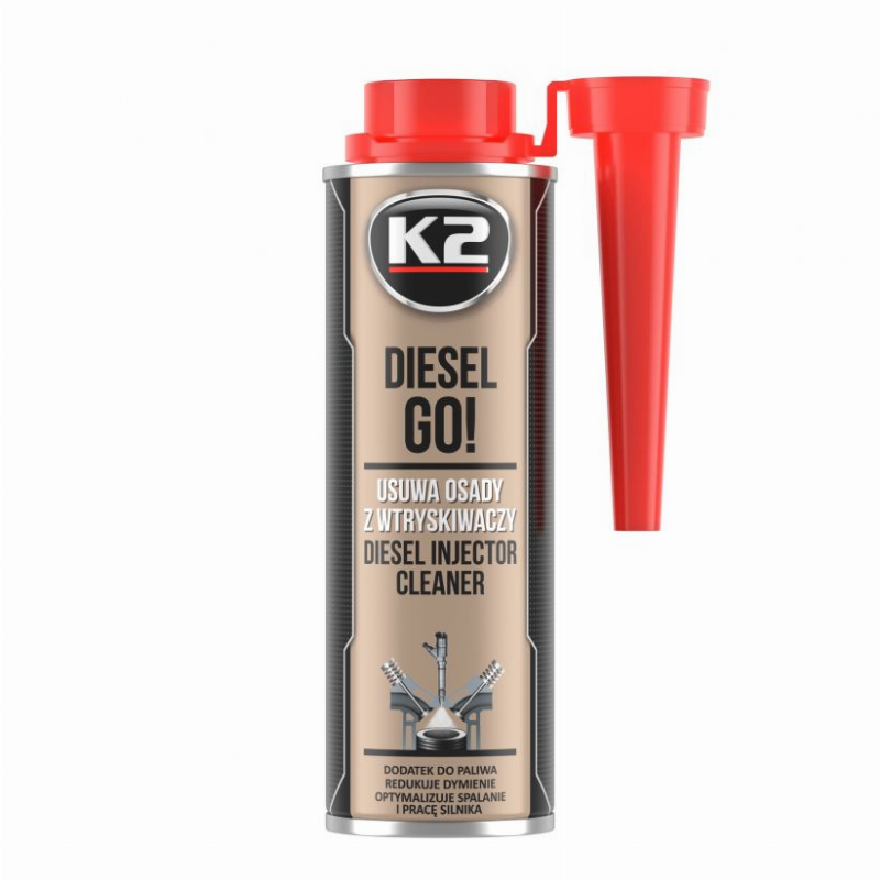 DĪZEĻA SPRAUSLU TĪRĪTĀJS "DIESEL GO!" 250ML K2 AK10321 DĪZEĻA SPRAUSLU TĪRĪTĀJS "DIESEL GO!" 250ML K2 AK10321