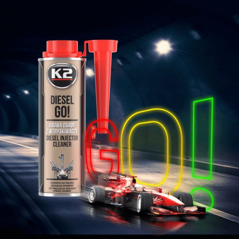 DĪZEĻA SPRAUSLU TĪRĪTĀJS "DIESEL GO!" 250ML K2 AK10321 DĪZEĻA SPRAUSLU TĪRĪTĀJS "DIESEL GO!" 250ML K2 AK10321 - Image 2