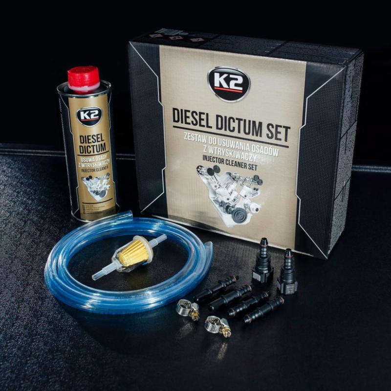 K2 IESMĒRU TĪRĪTĀJA KOMPLEKTS "DIESEL DICTUM SET" 500ML K2 IESMĒRU TĪRĪTĀJA KOMPLEKTS "DIESEL DICTUM SET" 500ML - Image 3