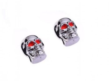 Kameru AV plastmasas ventiļa micītes paris SKULL