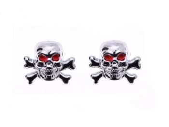 Kameru AV plastmasas ventiļa micītes paris SKULL