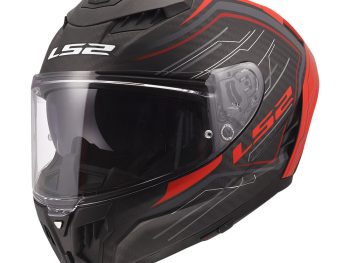 LS2 FF807 DRAGON SUBIC, MOTO ĶIVERE, sarkana