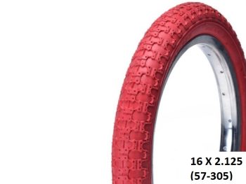 VELOSIPĒDA RIEPA 16 X 2.125 (57-305) AWINA SARKANA