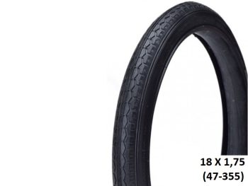 VELOSIPĒDA RIEPA 18 X 1,75 (47-355) BĒRNU VELOSIPĒDAM OAR1801
