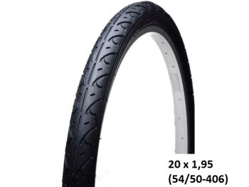 VELOSIPĒDA RIEPA 20 x 1,95 (54/50-406)