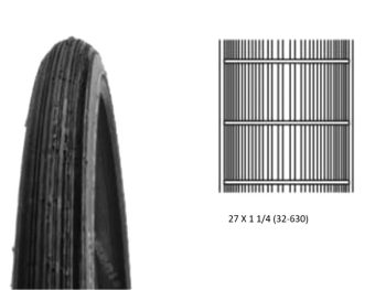 VELOSIPĒDA RIEPA 27 X 1 1/4 (32-630)