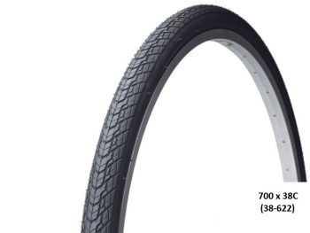 VELOSIPĒDA RIEPA 700 x 38C (38-622) Black Cat