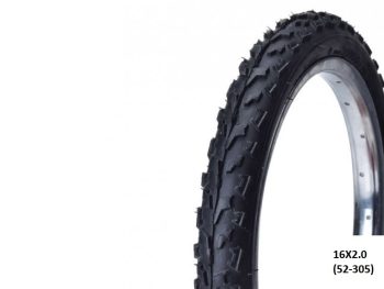 VELOSIPĒDA RIEPA 16X2.0 (52-305) BĒRNU VELOSIPĒDAM