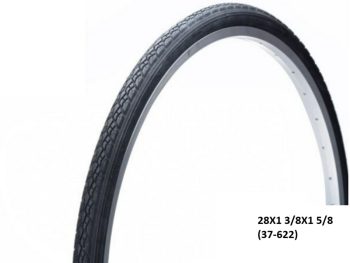 VELOSIPĒDA RIEPA 28X1 3/8X1 5/8 (37-622) ar aizsardzību pret pārduršanu