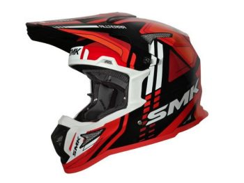 Moto ķivere Off-road SMK ALLTERRA X-Sprint, melna/sarkana/balta