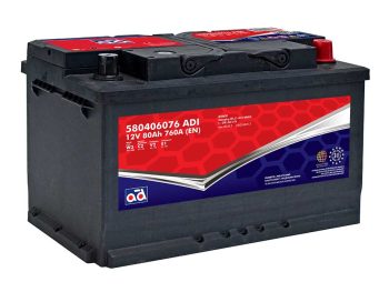 Auto akumulators AD 80Ah 760A