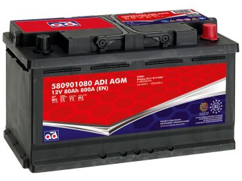 Auto akumulators AD 80Ah 800A AGM