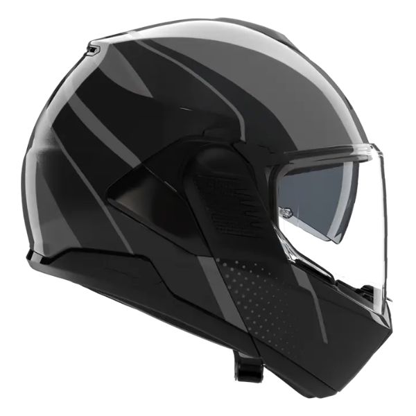 FLIP-UP MOTO ĶIVERE NOLAN N120-1 FLUENTE ANTRACĪTA/MELNA/PELĒKA LEXAN FLIP-UP MOTO ĶIVERE NOLAN N120-1 FLUENTE ANTRACĪTA/MELNA/PELĒKA LEXAN - Image 4