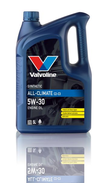 Valvoline All-Climate C2/C3 5W30 Sintētiskā motoreļļa 5L Valvoline All-Climate C2/C3 5W30 Sintētiskā motoreļļa 5L