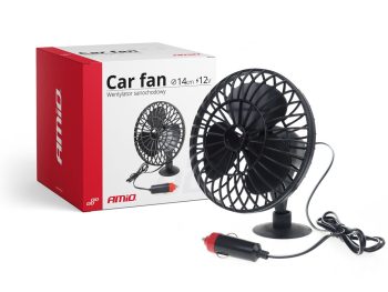 Automašīnas ventilators ar piesūcekni mini FAN 12V AMIO-02235