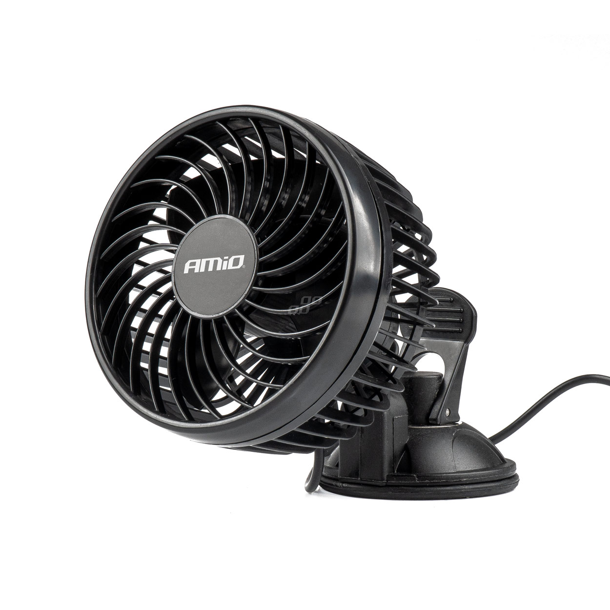 Automašīnas ventilators ar piesūcekni 4,5" 24V AMIO-03002 Automašīnas ventilators ar piesūcekni 4,5" 24V AMIO-03002