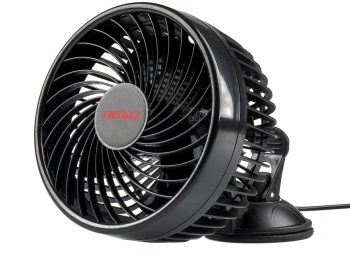 Automašīnas ventilators ar piesūcekni 6" 12V AMIO-03003