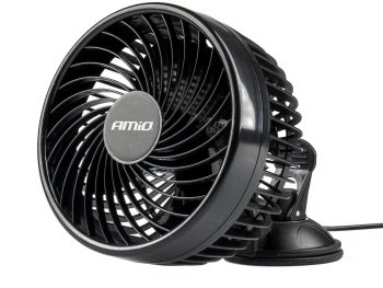 Automašīnas ventilators ar piesūcekni 6" 24V AMIO-03004