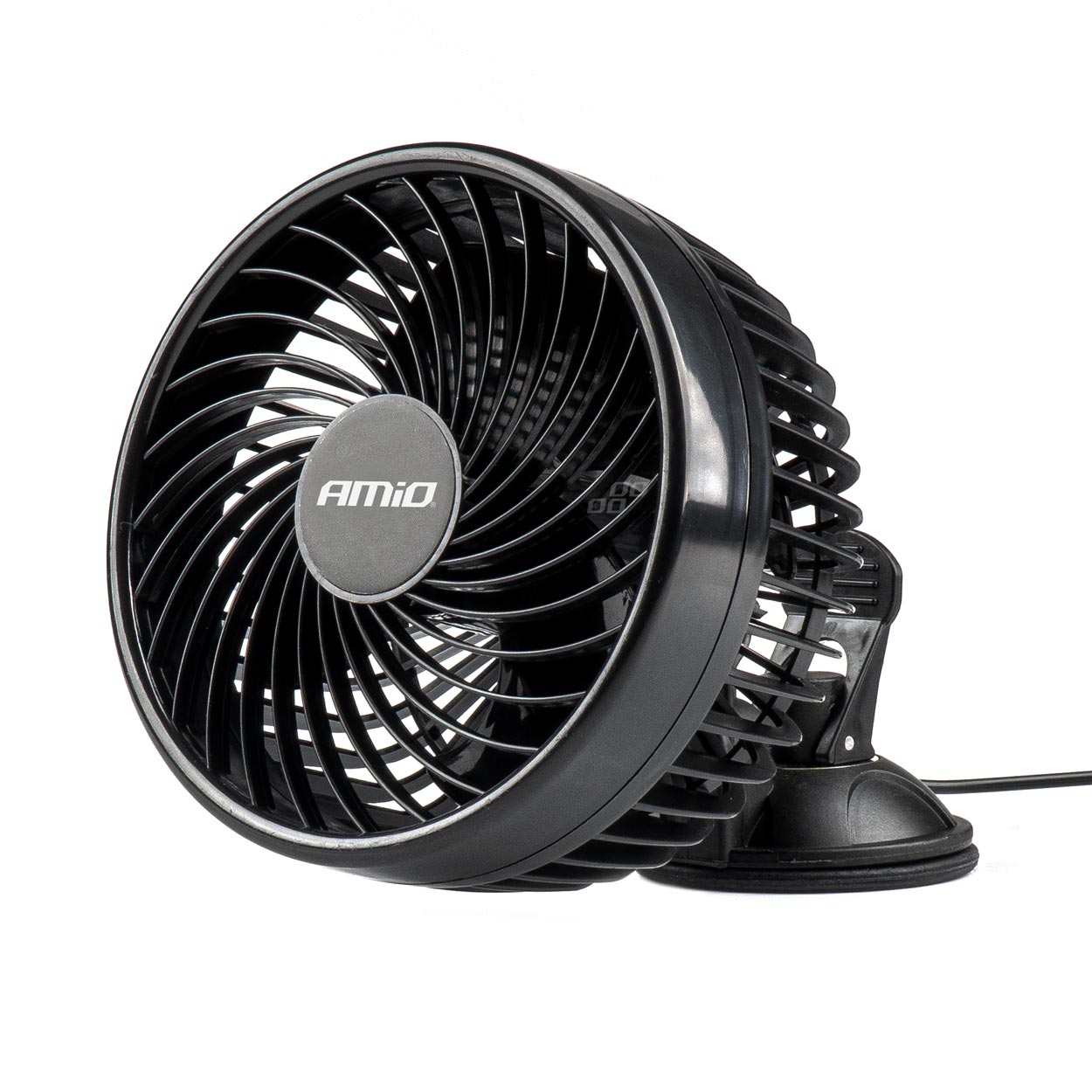 Automašīnas ventilators ar piesūcekni 6" 24V AMIO-03004 Automašīnas ventilators ar piesūcekni 6" 24V AMIO-03004
