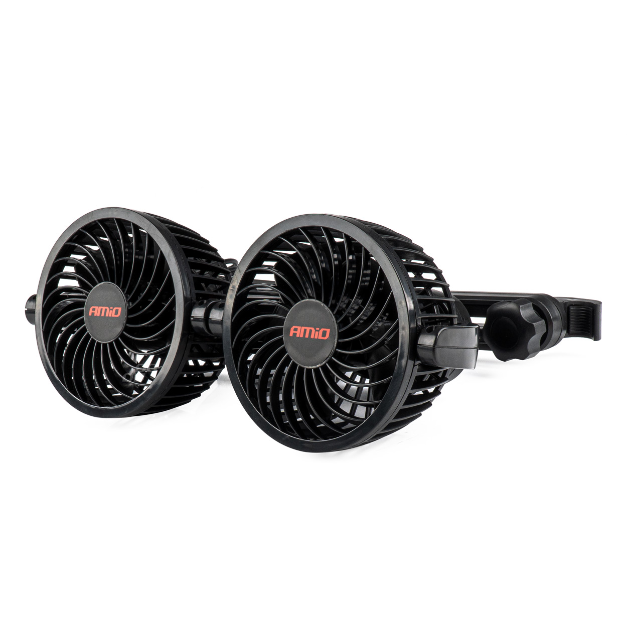Automašīnas ventilators galvas balstam 2x4" 12V AMIO-03008 Automašīnas ventilators galvas balstam 2x4" 12V AMIO-03008