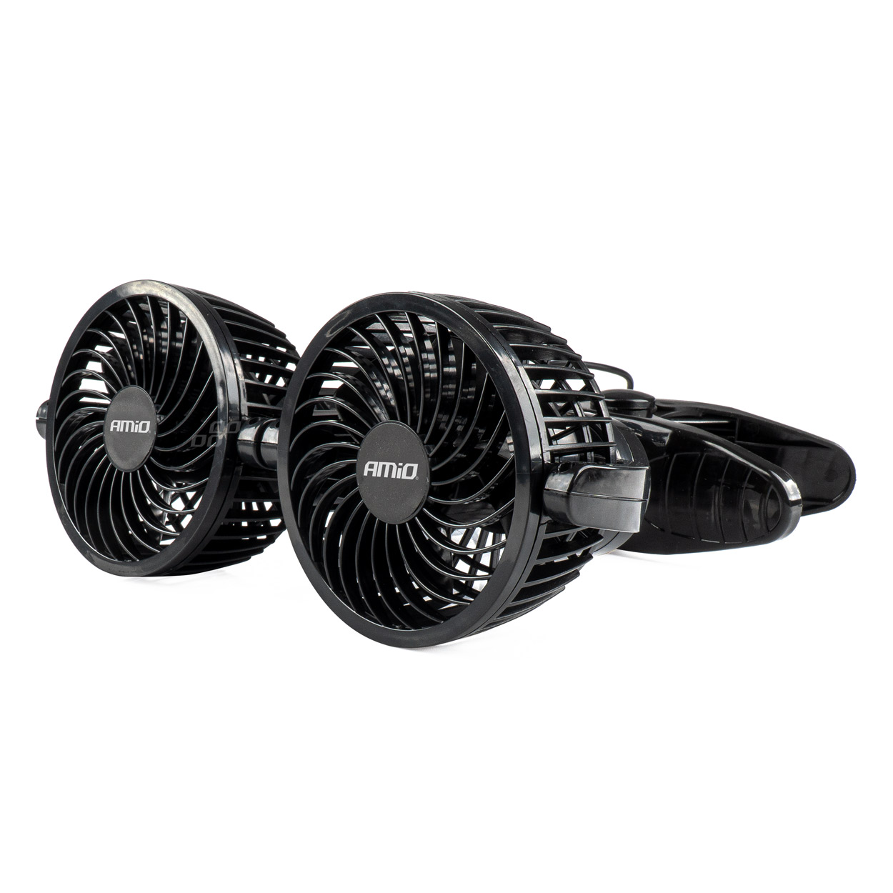 Automašīnas ventilators ar klipsi 2x4" 24V AMIO-03013 Automašīnas ventilators ar klipsi 2x4" 24V AMIO-03013