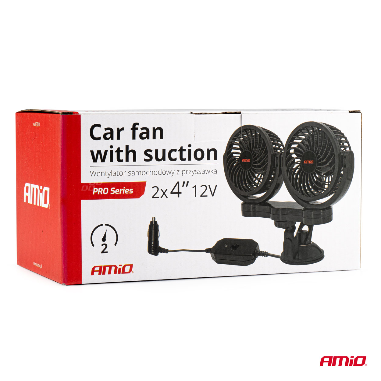 Automašīnas ventilators ar iesūkšanas vārstu 2x4" 12V AMIO Automašīnas ventilators ar iesūkšanas vārstu 2x4" 12V AMIO - Image 7