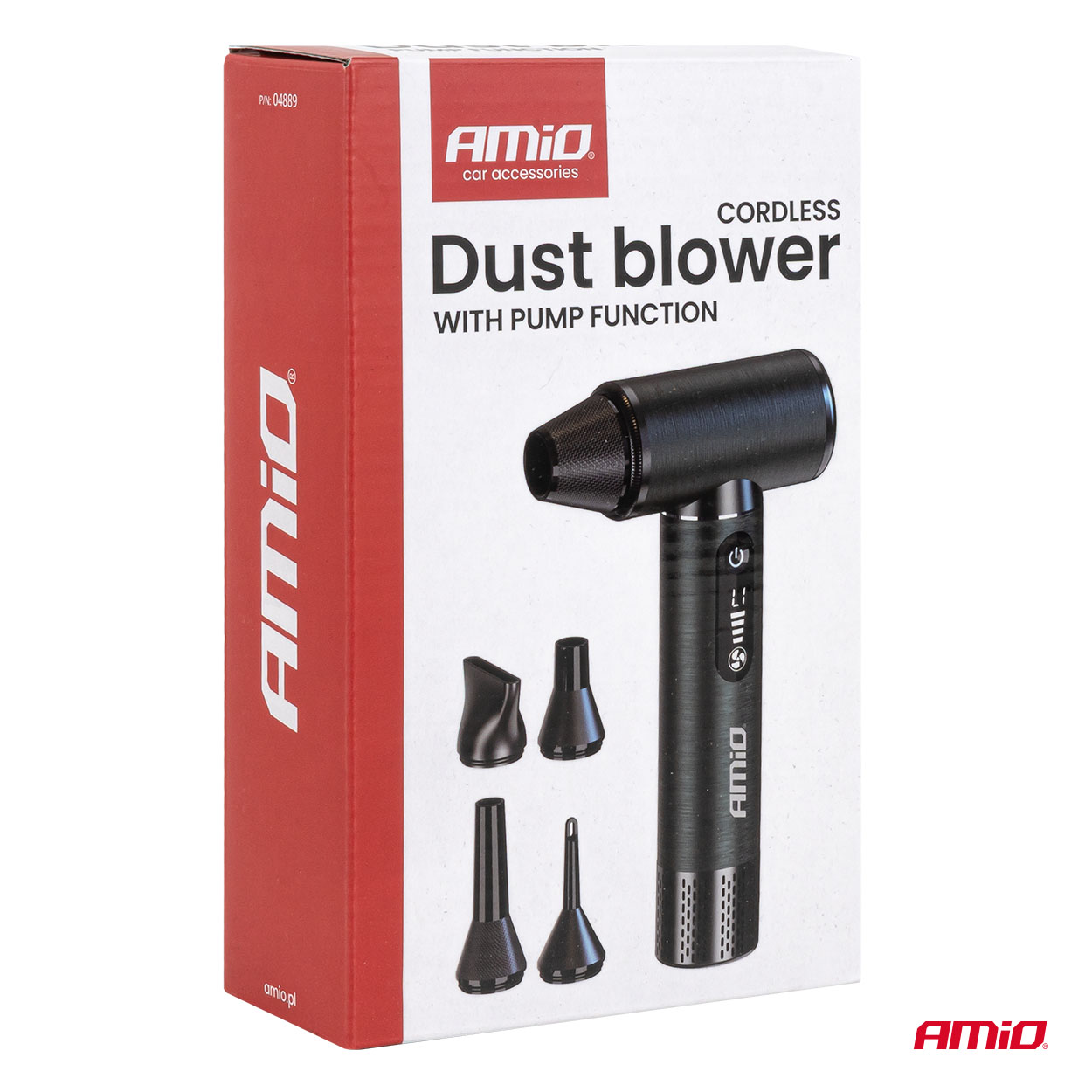 Putekļu pūtējs ar sūkņa funkciju 170W (BATT) AMIO-04889 Putekļu pūtējs ar sūkņa funkciju 170W (BATT) AMIO-04889 - Image 8
