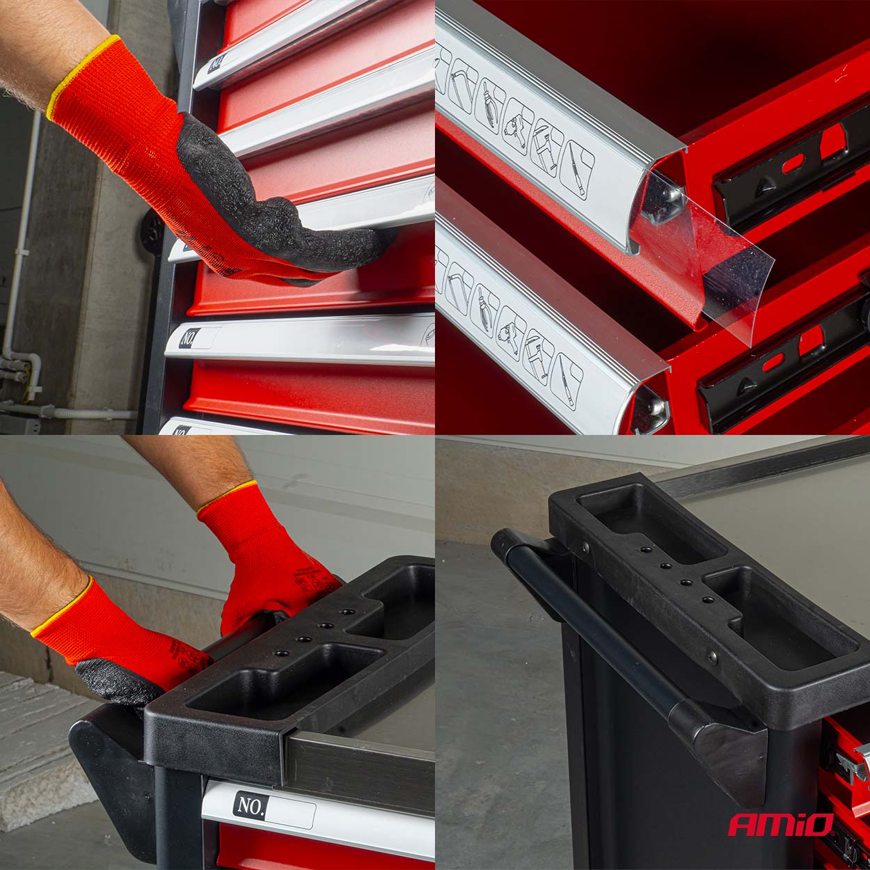 AMIO Darbnīcas instrumentu skapis 840x460x870mm AMIO-04891 AMIO Darbnīcas instrumentu skapis 840x460x870mm AMIO-04891 - Image 6