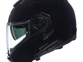 FLIP-UP MOTO ĶIVERE NOLAN N90-3 06 CLASSICO MELNA LEXAN