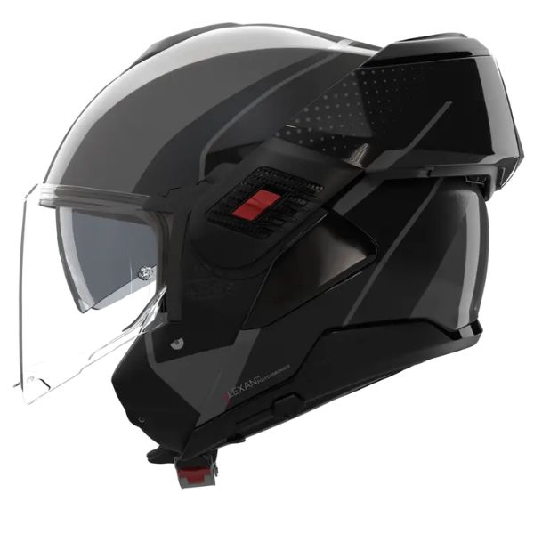 FLIP-UP MOTO ĶIVERE NOLAN N120-1 FLUENTE ANTRACĪTA/MELNA/PELĒKA LEXAN FLIP-UP MOTO ĶIVERE NOLAN N120-1 FLUENTE ANTRACĪTA/MELNA/PELĒKA LEXAN - Image 5