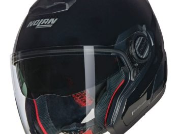 OPEN FACE MOTO ĶIVERE NOLAN N40-5 06 CLASSICO MELNA LEXAN