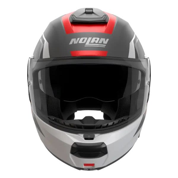 FLIP-UP MOTO ĶIVERE NOLAN N100-6 CINETICO PELĒKA/SARKANA/BALTA LEXAN FLIP-UP MOTO ĶIVERE NOLAN N100-6 CINETICO PELĒKA/SARKANA/BALTA LEXAN - Image 3