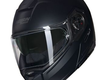 FLIP-UP MOTO ĶIVERE NOLAN N90-3 06 CLASSICO MELNA/MATĒTA, M LEXAN