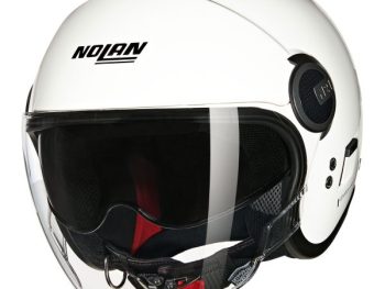 OPEN FACE MOTO ĶIVERE NOLAN N21 Visor 06 CLASSICO BALTA LEXAN