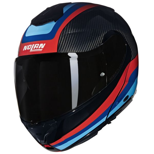 FLIP-UP MOTO ĶIVERE NOLAN X-1005 U.C. GRAN TOUR ZILA/CARBON/JŪRAS ZILA/SARKANA (Iekļauts tonēts vizieris) CARBON FLIP-UP MOTO ĶIVERE NOLAN X-1005 U.C. GRAN TOUR ZILA/CARBON/JŪRAS ZILA/SARKANA (Iekļauts tonēts vizieris) CARBON