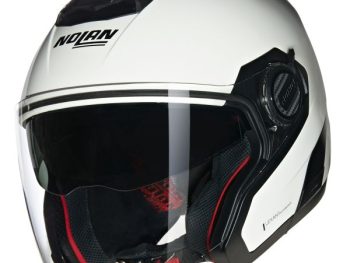 OPEN FACE MOTO ĶIVERE NOLAN N40-5 06 CLASSICO BALTA LEXAN