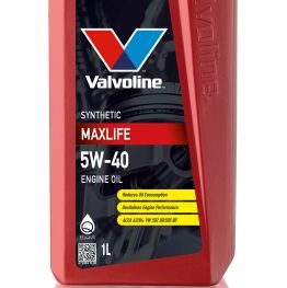 Valvoline MaxLife 5W40 Sintētiskā motoreļļa 1L