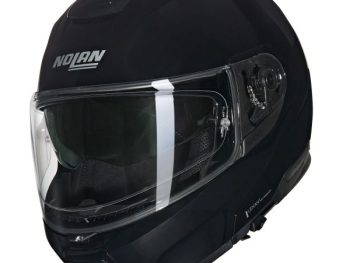 FLIP-UP MOTO ĶIVERE NOLAN N100-6 CLASSICO MELNA LEXAN