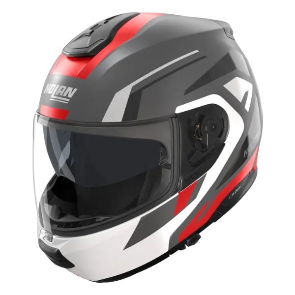 FLIP-UP MOTO ĶIVERE NOLAN N100-6 CINETICO PELĒKA/SARKANA/BALTA LEXAN FLIP-UP MOTO ĶIVERE NOLAN N100-6 CINETICO PELĒKA/SARKANA/BALTA LEXAN