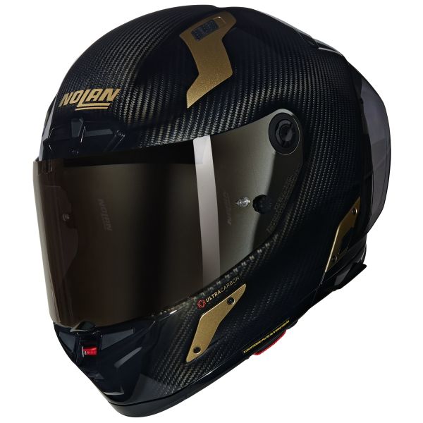 FULL FACE MOTO ĶIVERE NOLAN X-804 RS U.C. AUREO oglekļa/zelta krāsā, 2XL (iekļauts zelta spoguļa vizieris) CARBON FULL FACE MOTO ĶIVERE NOLAN X-804 RS U.C. AUREO oglekļa/zelta krāsā, 2XL (iekļauts zelta spoguļa vizieris) CARBON