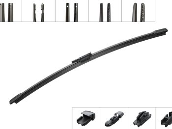 Stikla tīrītāja slotiņa aizmugurējā Bosch ar adapteri - 330 mm