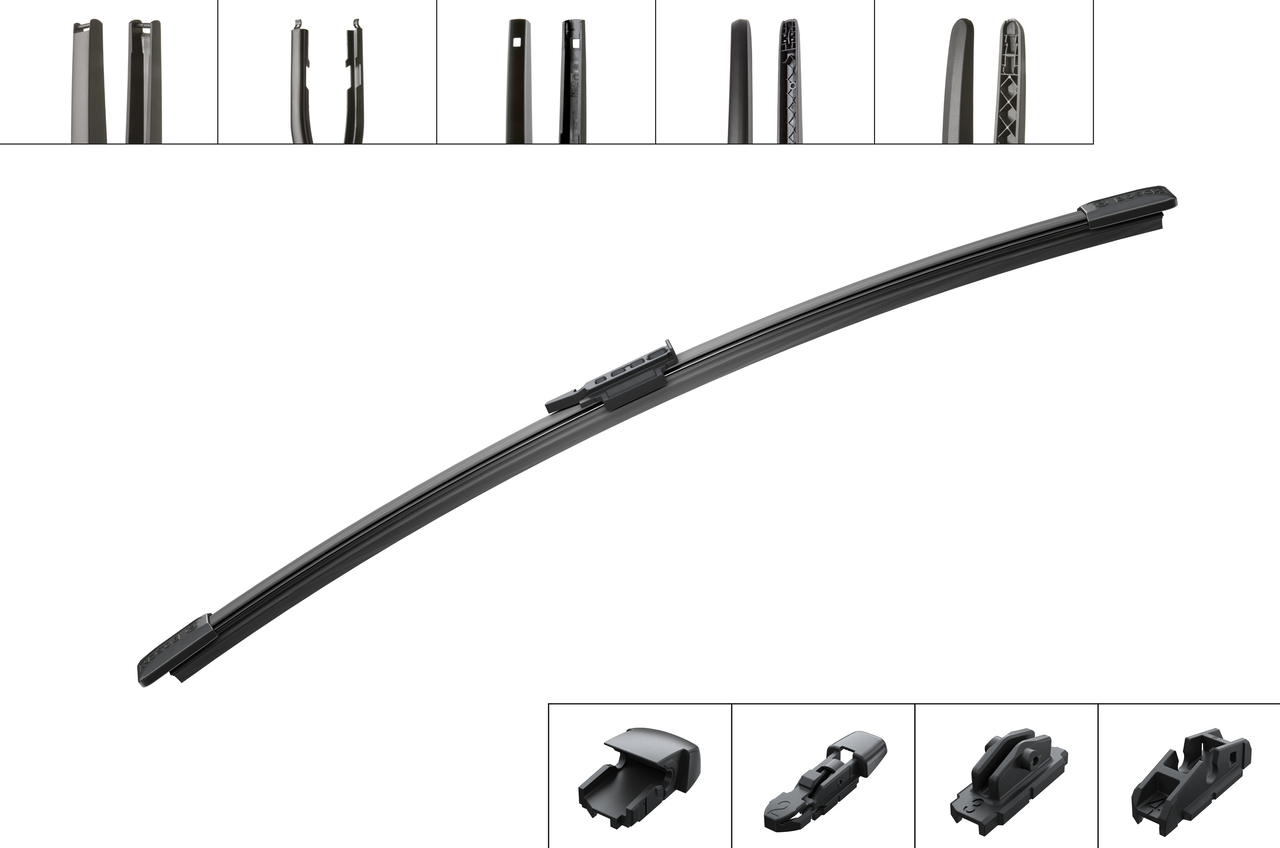 Stikla tīrītāja slotiņa aizmugurējā Bosch ar adapteri Stikla tīrītāja slotiņa aizmugurējā Bosch ar adapteri - Image 3