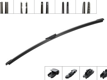 Stikla tīrītāja slotiņa aizmugurējā Bosch ar adapteri - 380 mm